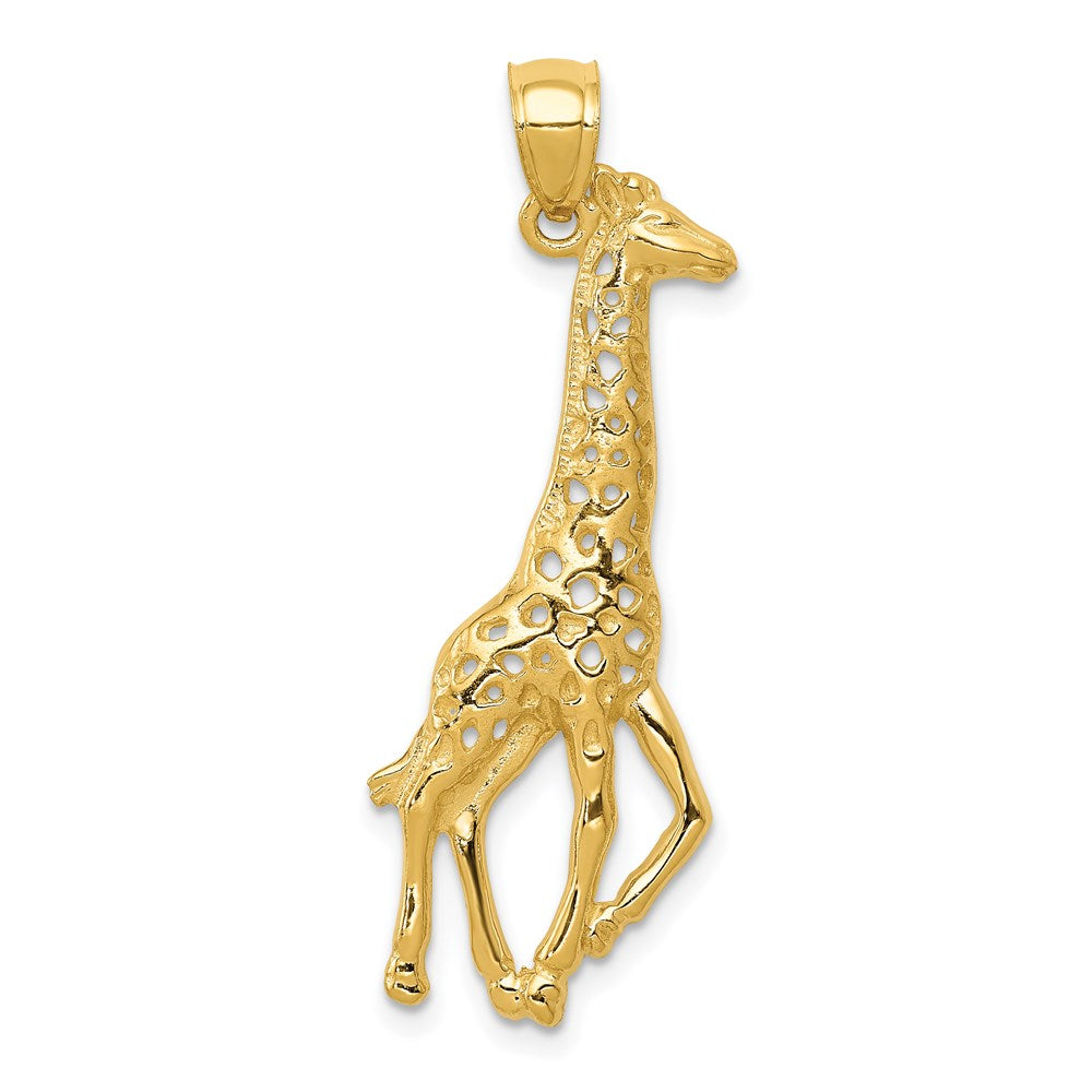Casted;Polished;14k Yellow gold;Open back