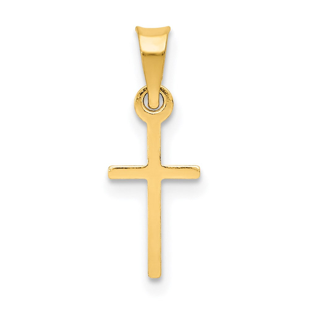 Solid;Polished;14k Yellow gold