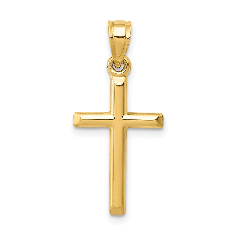 Polished;3-D;14k Yellow gold;Hollow
