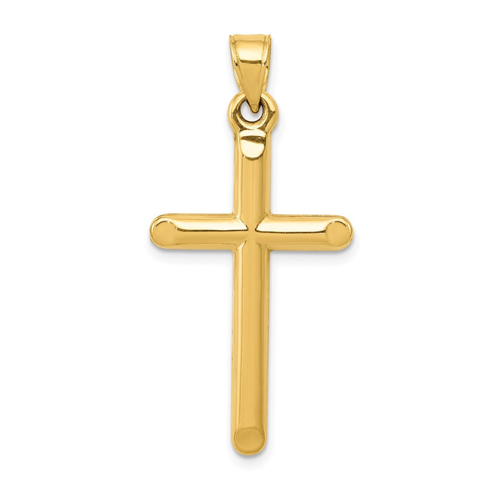 Polished;3-D;14k Yellow gold;Hollow