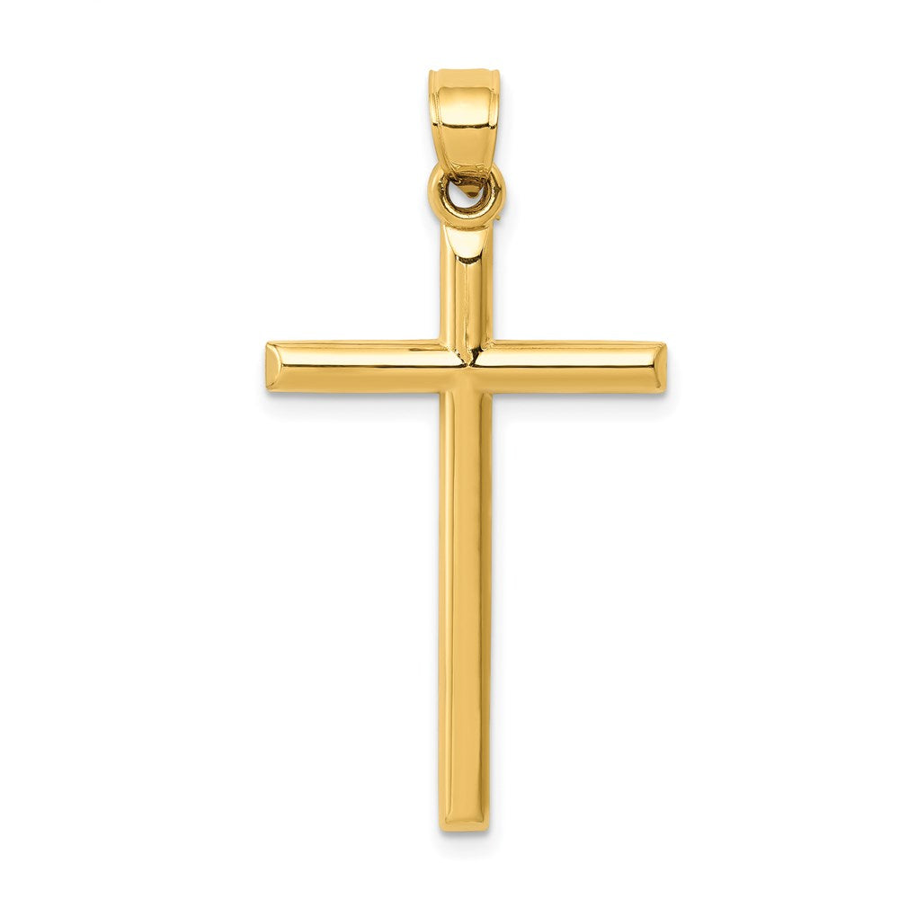 Polished;3-D;14k Yellow gold;Hollow