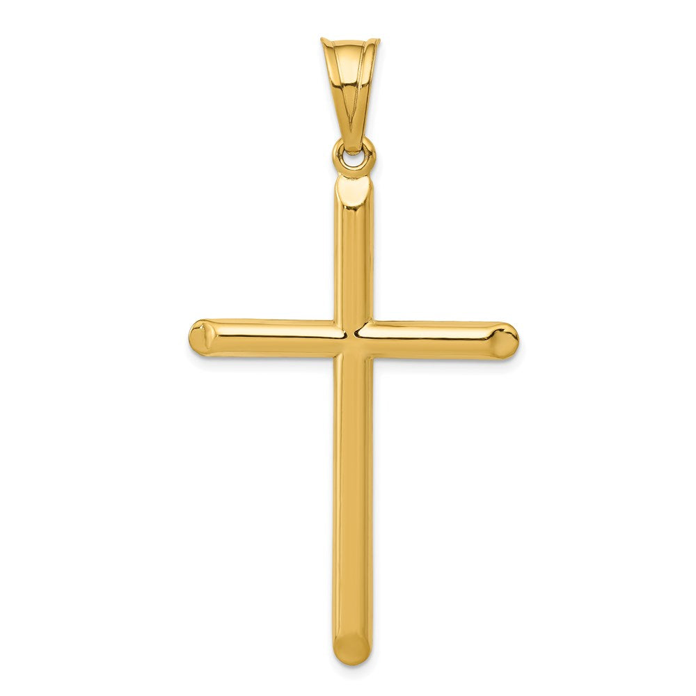 Polished;3-D;14k Yellow gold;Hollow