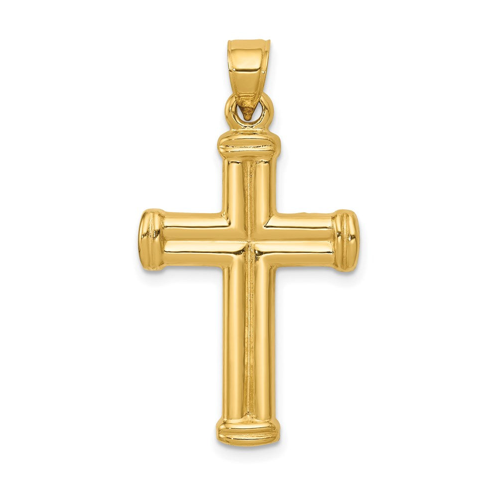 Polished;3-D;14k Yellow gold;Hollow
