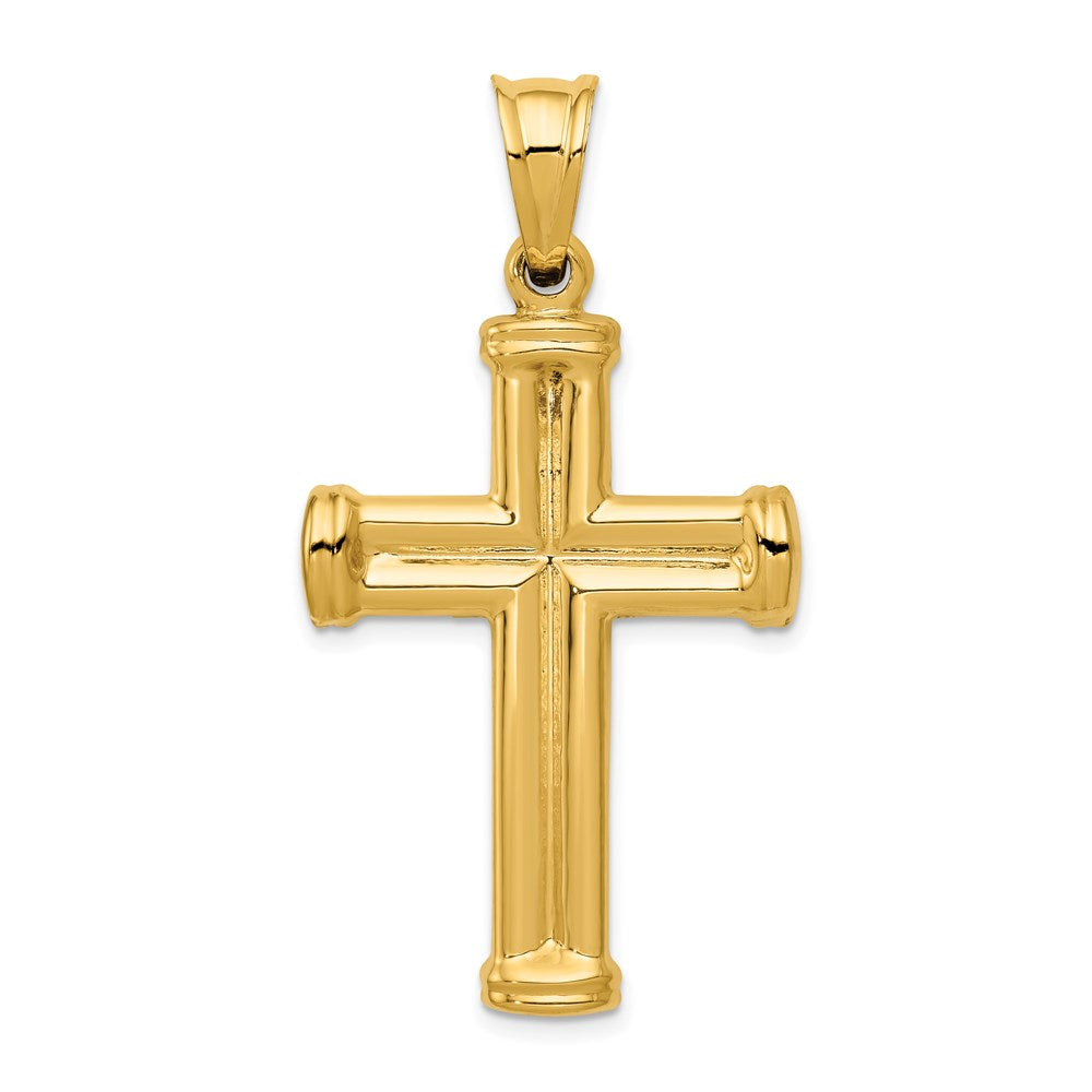 Polished;3-D;14k Yellow gold;Hollow