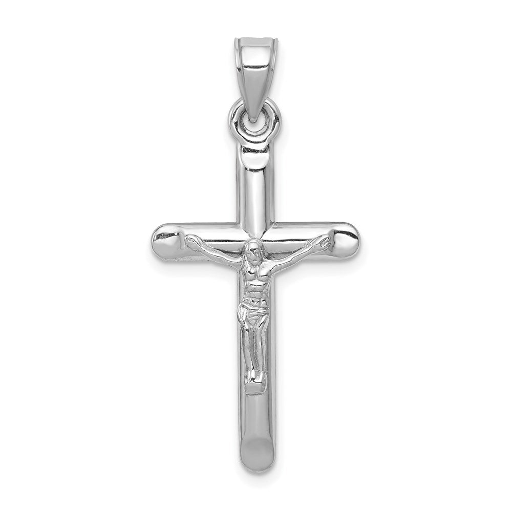 Polished;3-D;14K White gold;Hollow