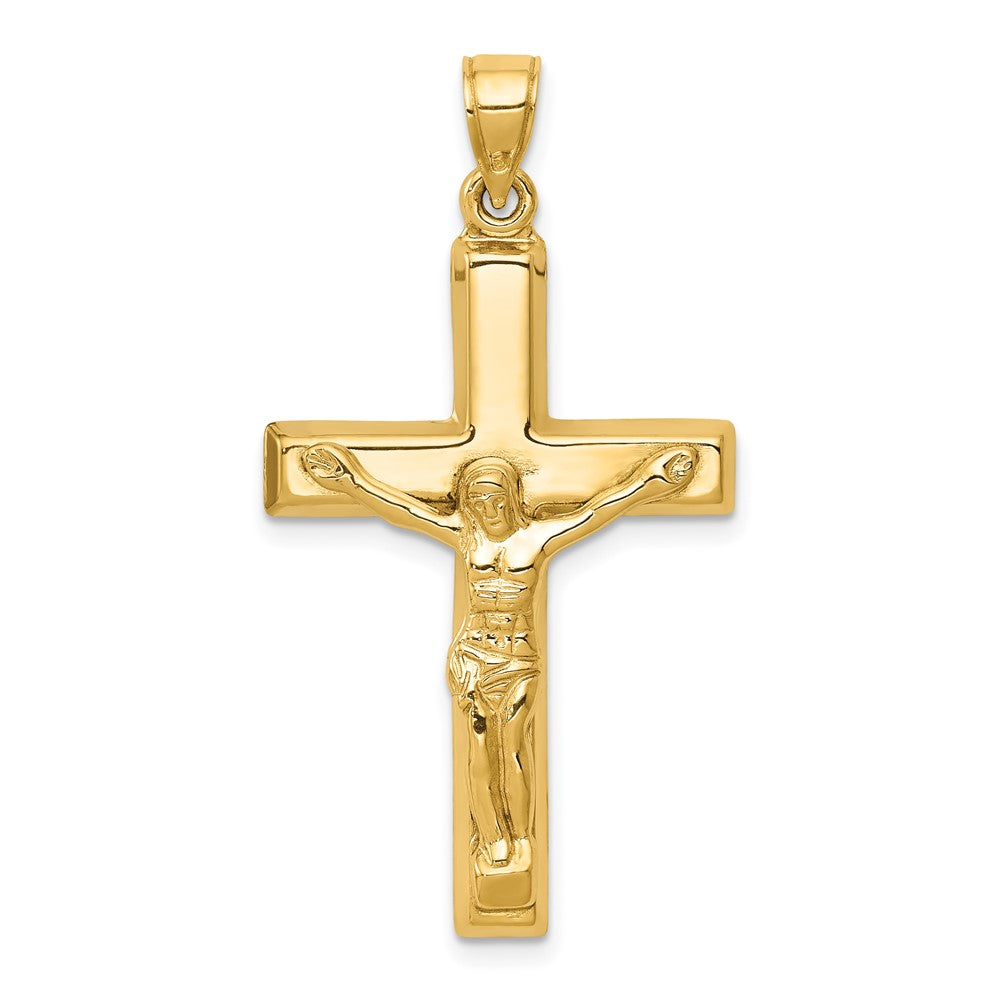 Polished;14k Yellow gold;Flat back;Hollow