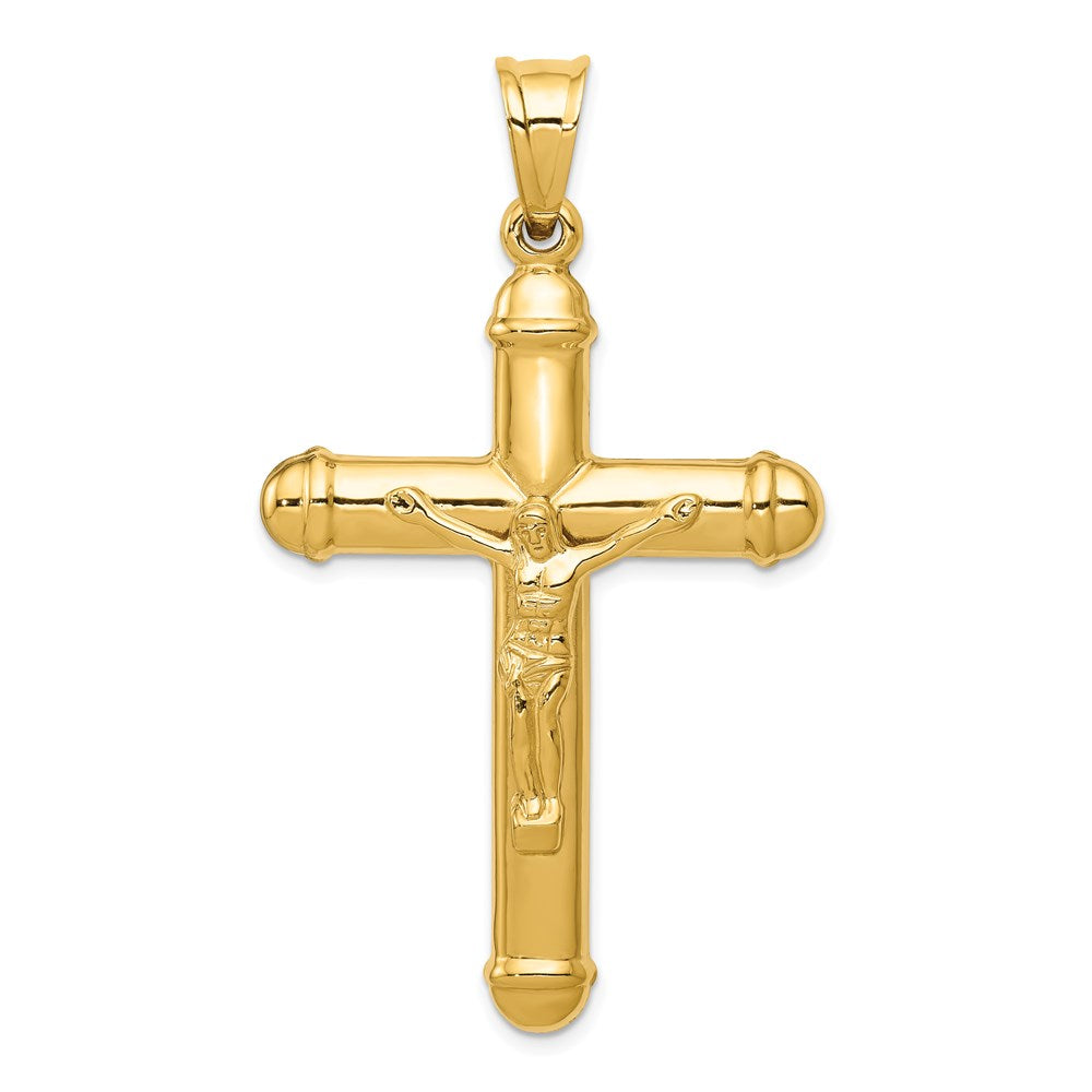 Polished;14k Yellow gold;Closed back;Hollow;Reversible