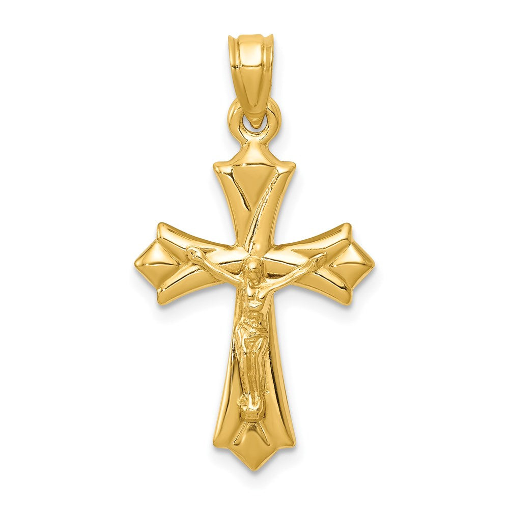Polished;14k Yellow gold;Hollow;Reversible