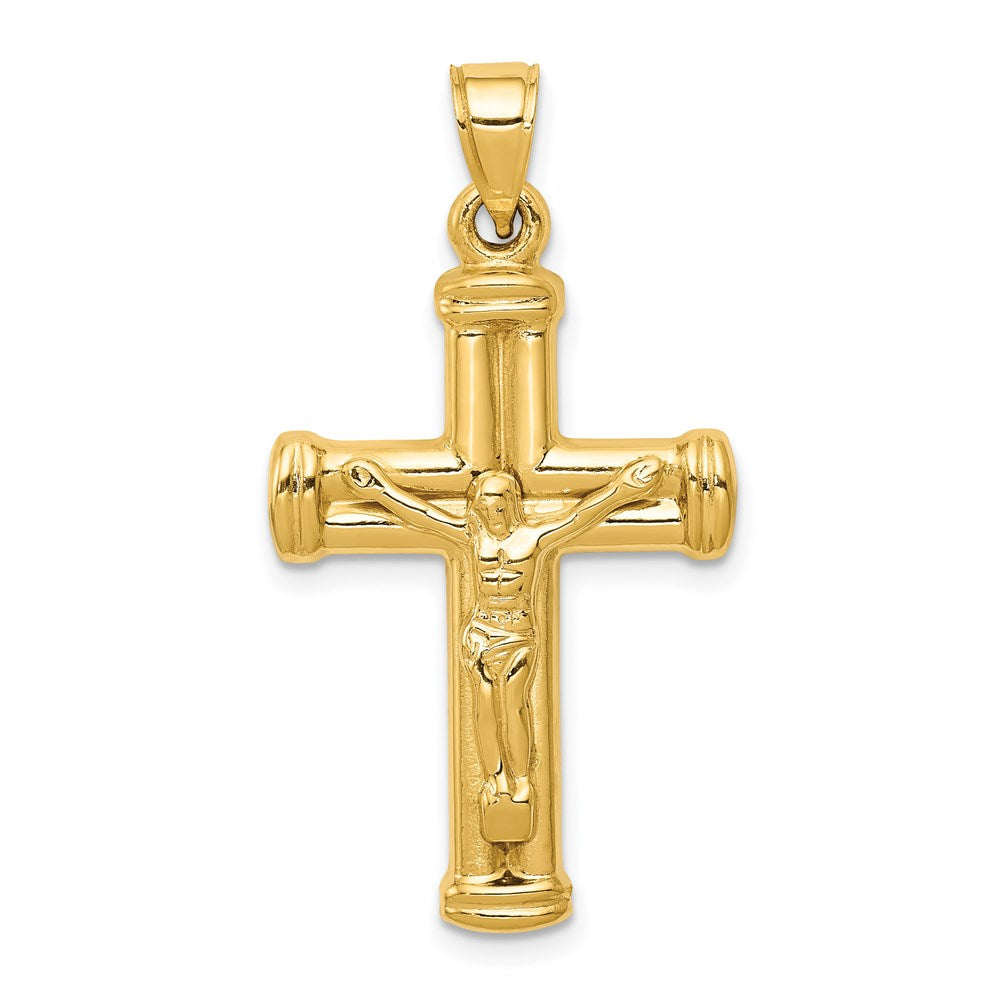 Polished;14k Yellow gold;Hollow;Reversible
