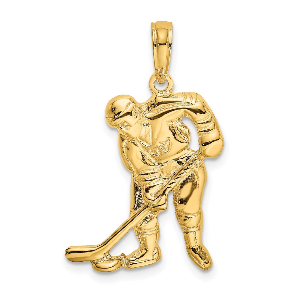 Casted;14k Yellow gold;Open back