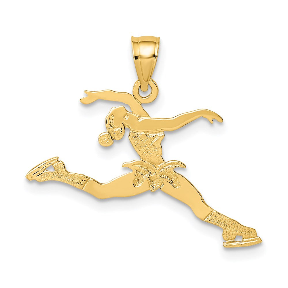 Polished;14k Yellow gold;Textured back