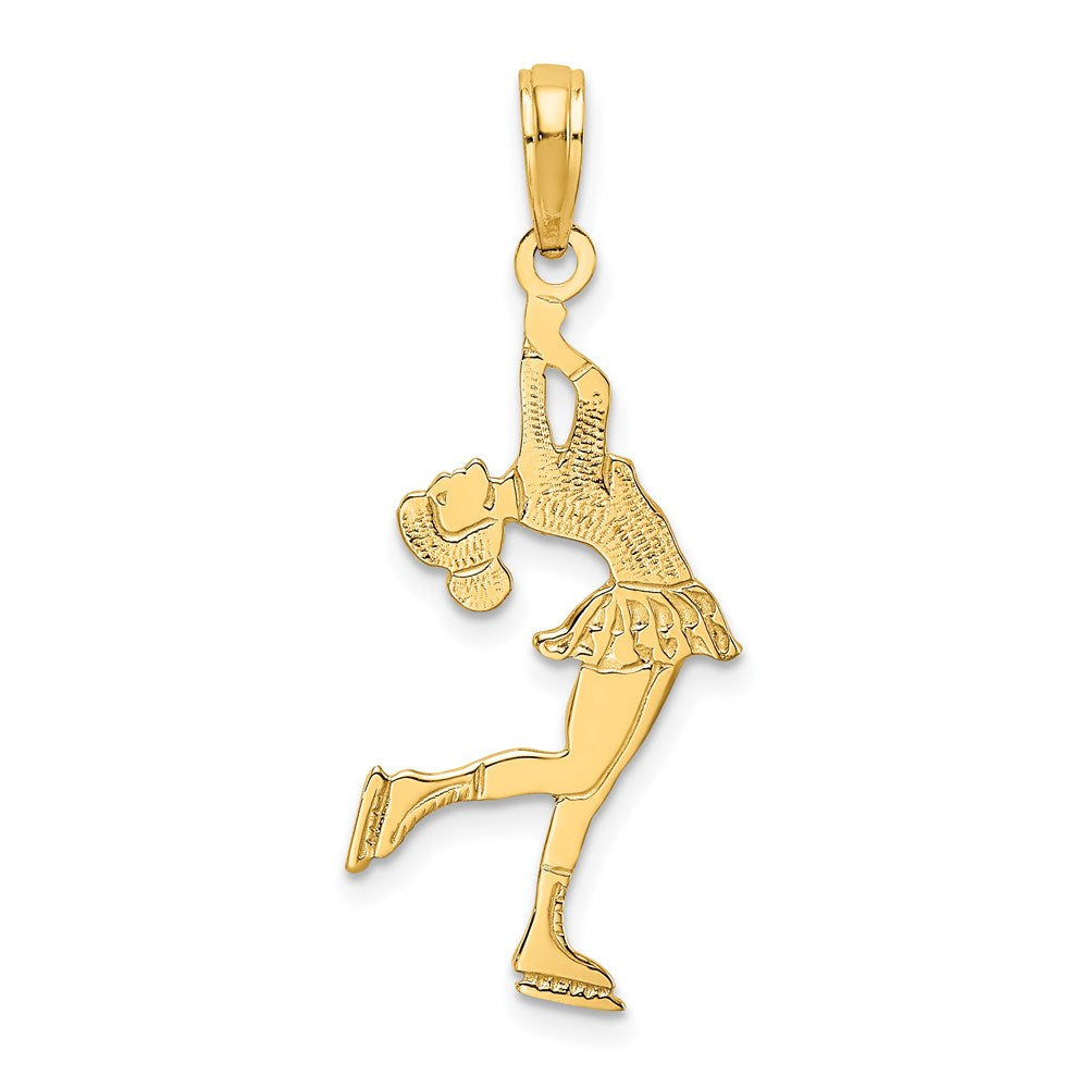 Polished;14k Yellow gold;Textured;Textured back