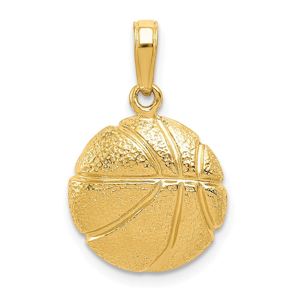 Casted;14k Yellow gold;Open back;Textured