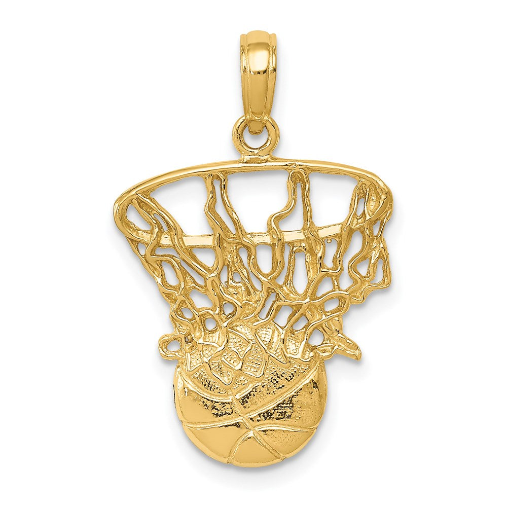 Casted;14k Yellow gold;Open back