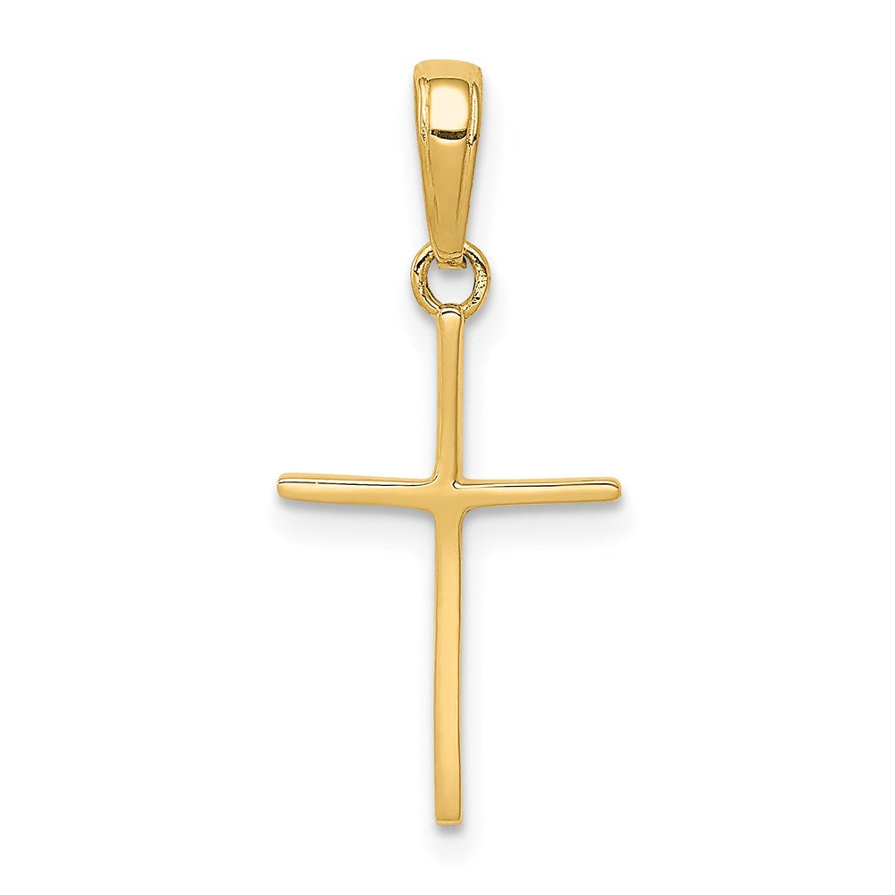 Solid;Polished;14k Yellow gold