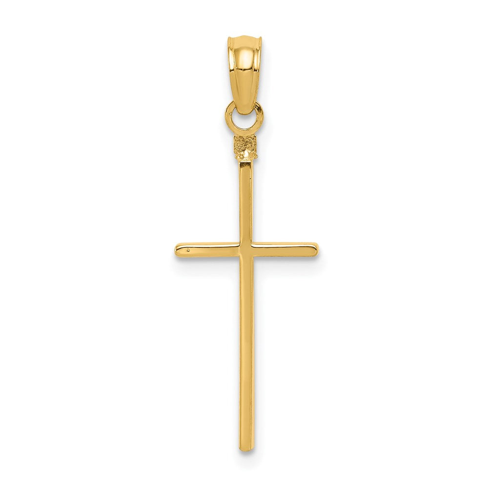 Solid;Polished;14k Yellow gold