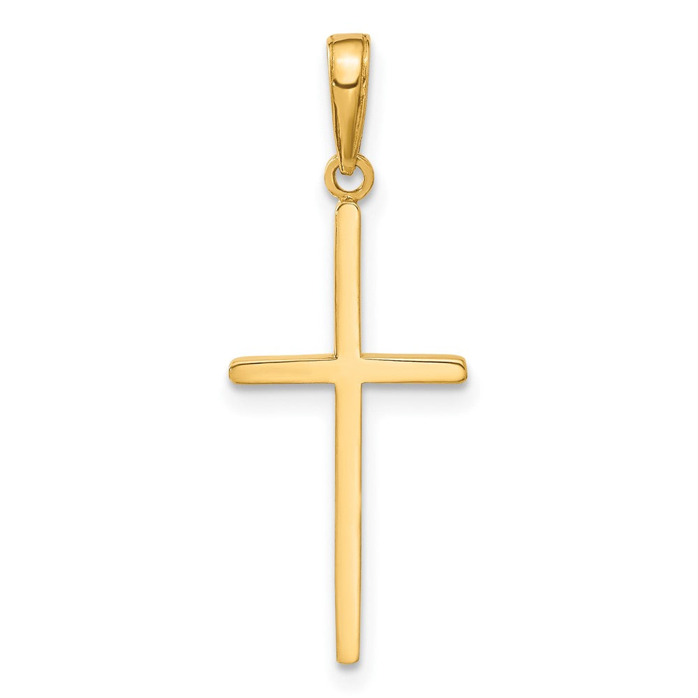 Solid;Polished;14k Yellow gold