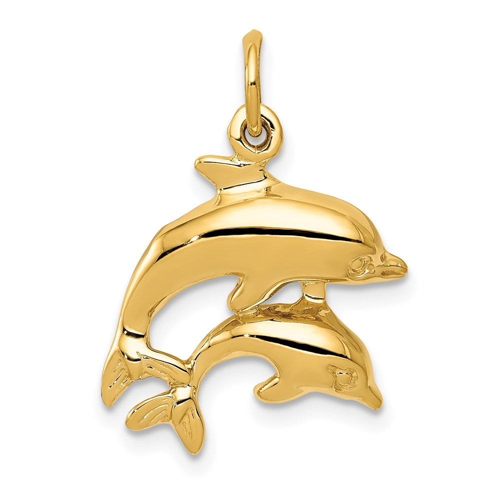 Solid;Casted;Polished;14k Yellow gold;Open back