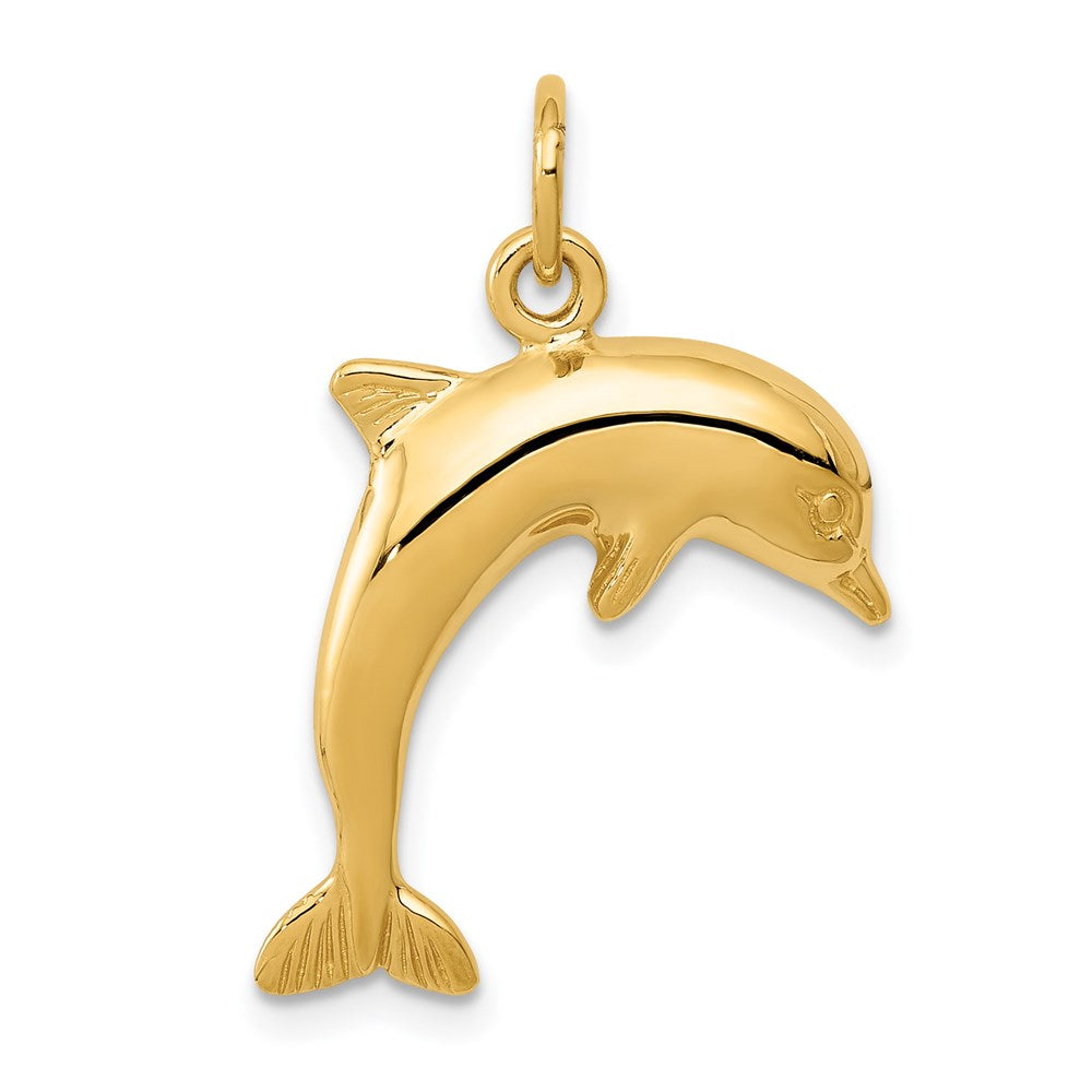 Solid;Casted;Polished;14k Yellow gold;Open back