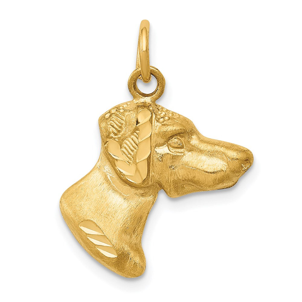 Solid;Casted;Diamond-cut;Polished;Satin;14k Yellow gold;Open back