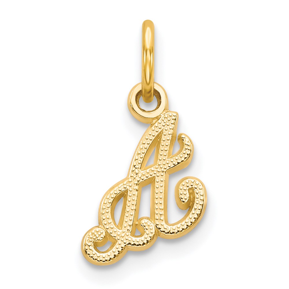 Solid;Casted;Satin;14k Yellow gold