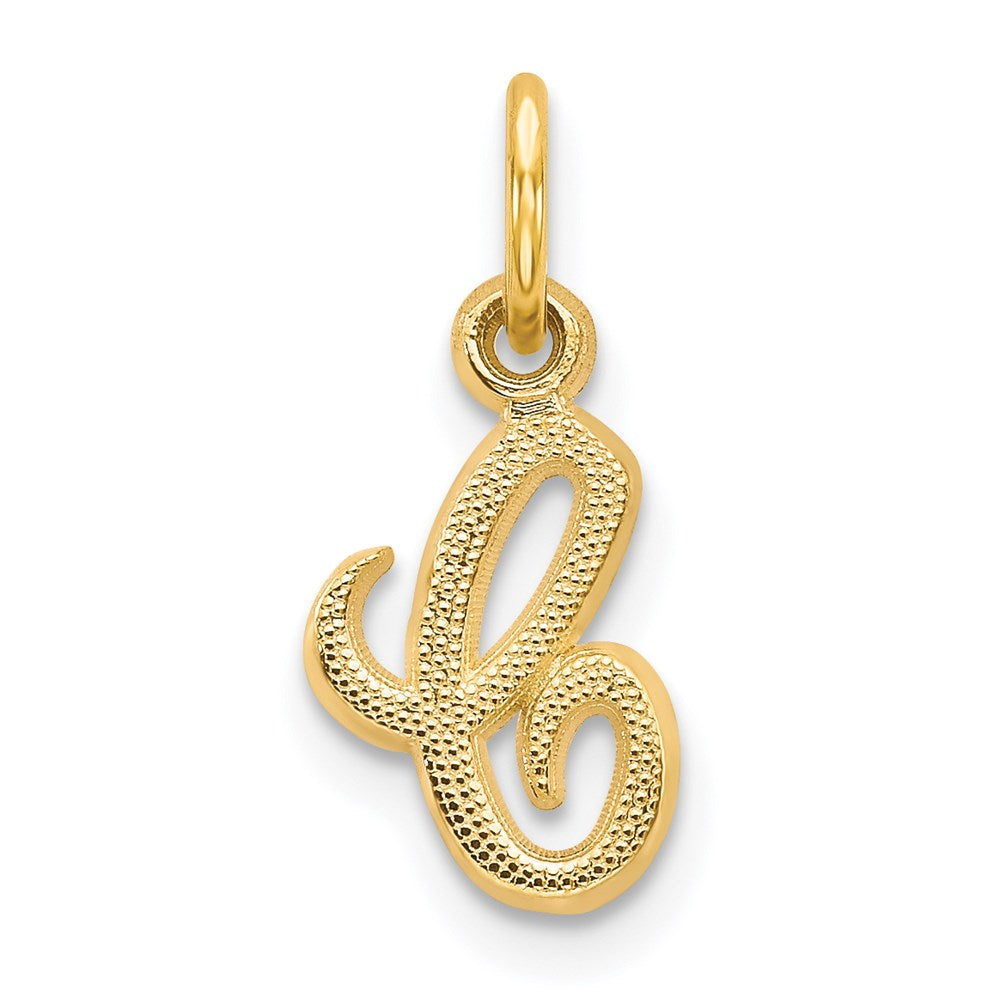 Solid;Casted;Satin;14k Yellow gold