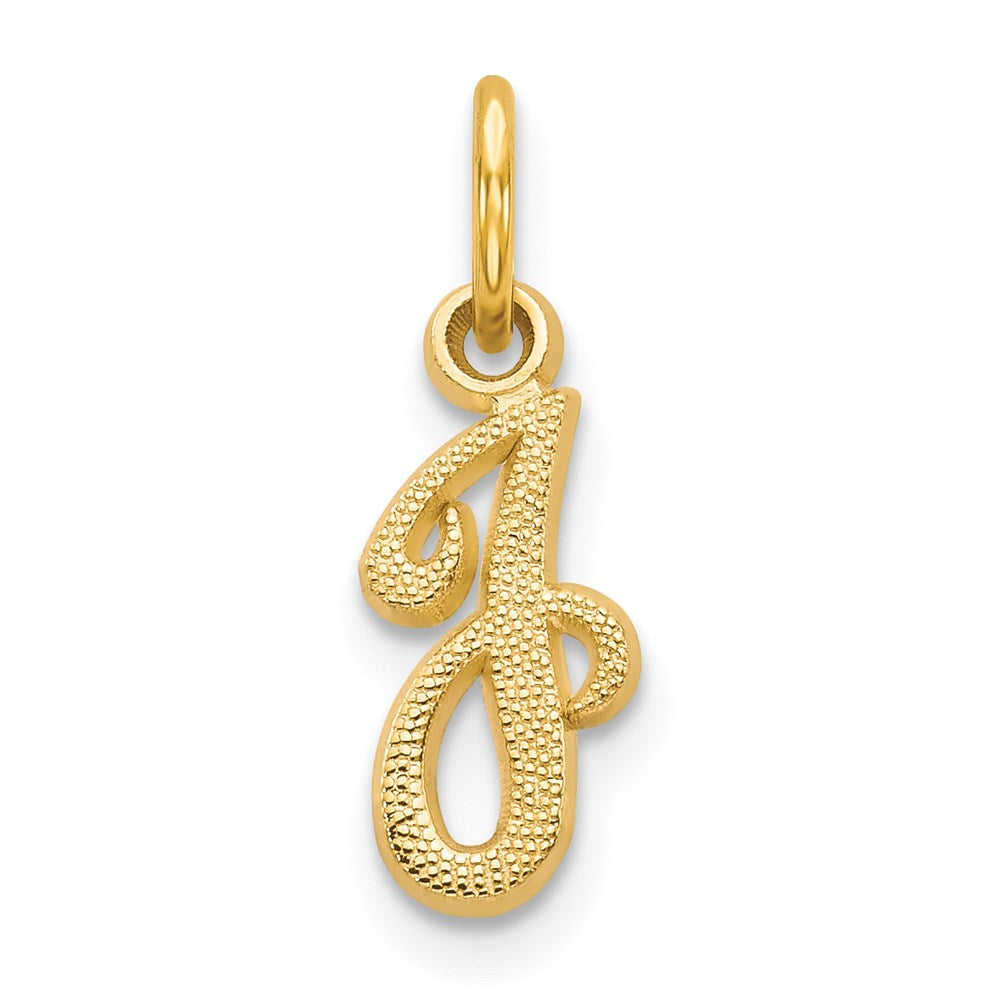 Solid;Casted;Satin;14k Yellow gold