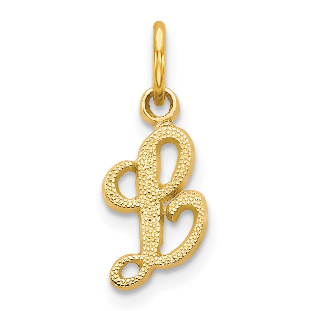 Solid;Casted;Satin;14k Yellow gold