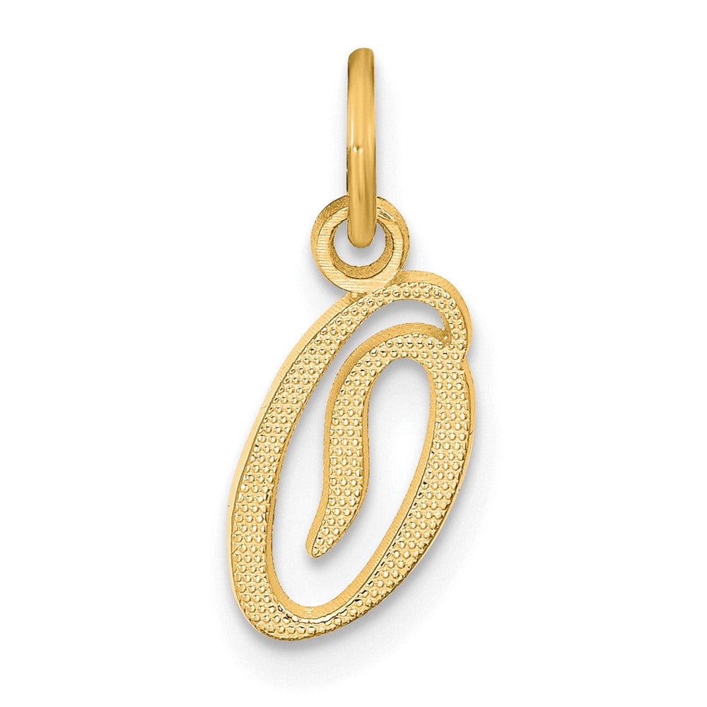 Solid;Casted;Satin;14k Yellow gold