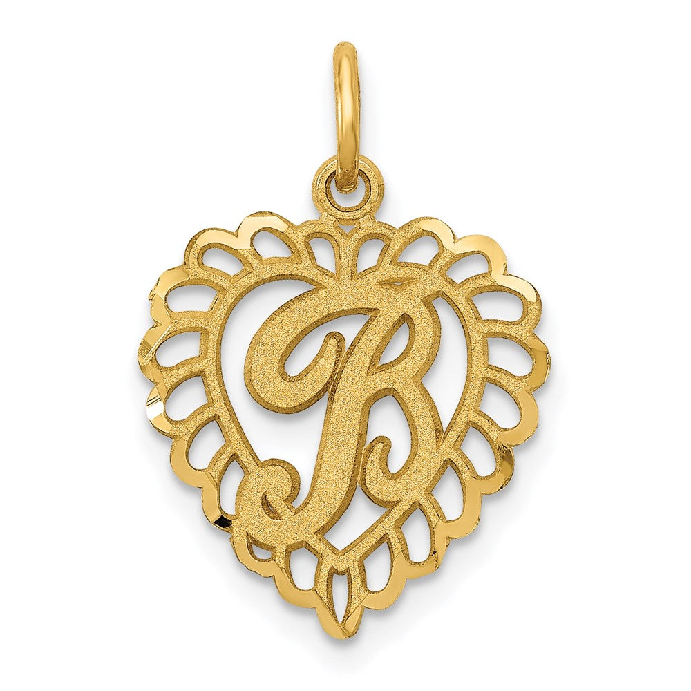 Solid;Casted;Satin;14k Yellow gold