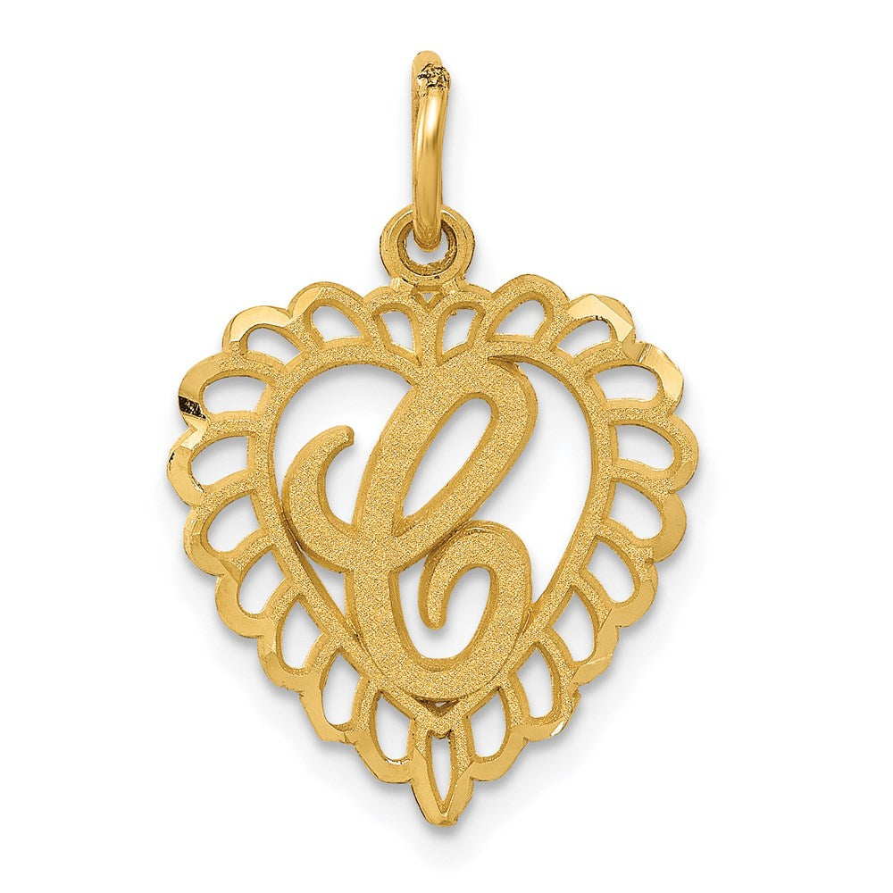 Solid;Casted;Satin;14k Yellow gold