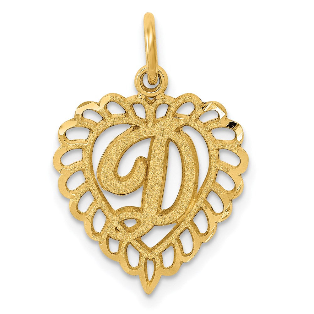 Solid;Casted;Satin;14k Yellow gold