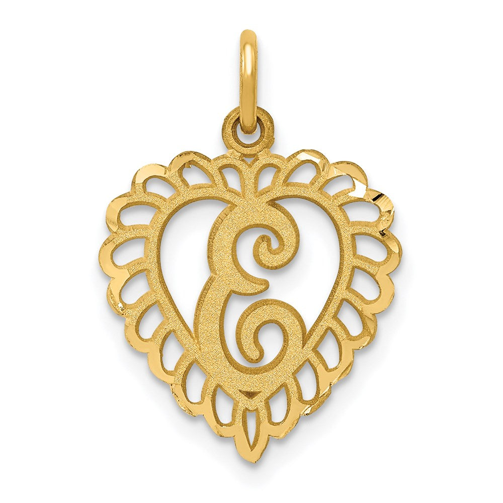 Solid;Casted;Satin;14k Yellow gold