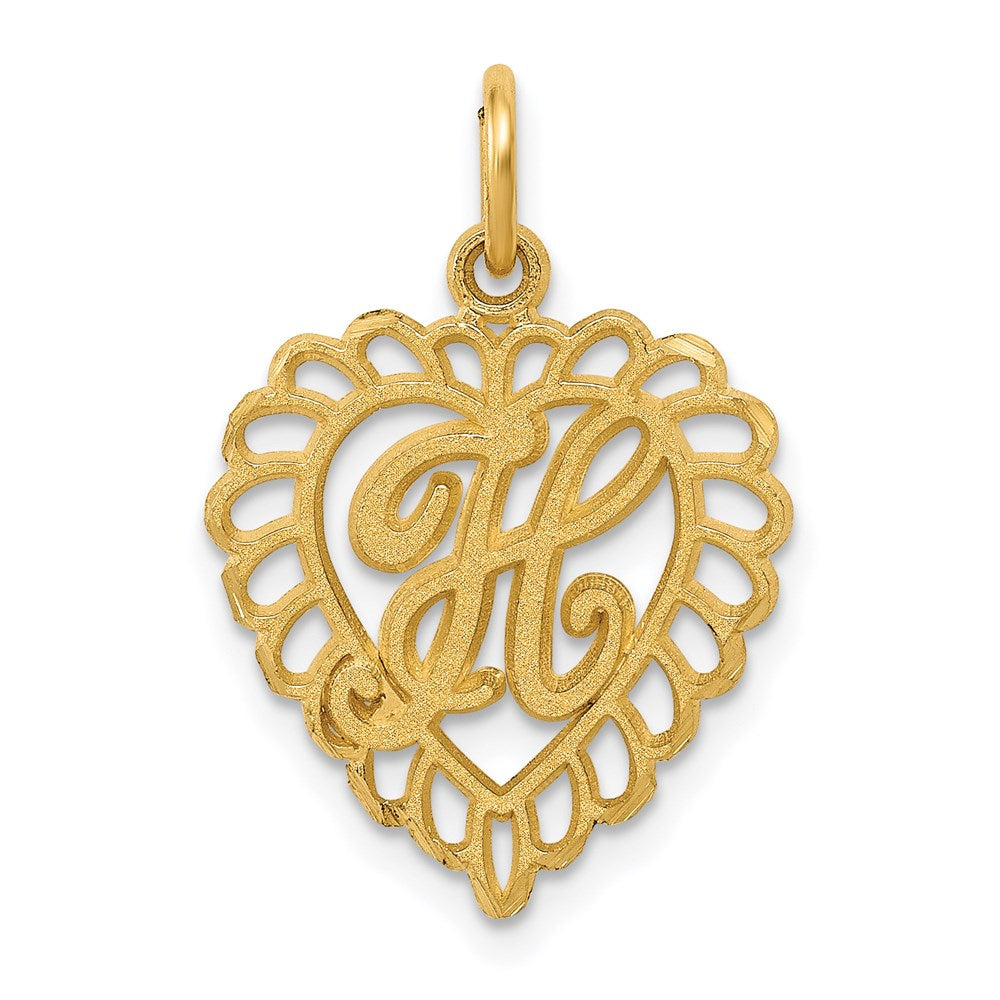 Solid;Casted;Satin;14k Yellow gold