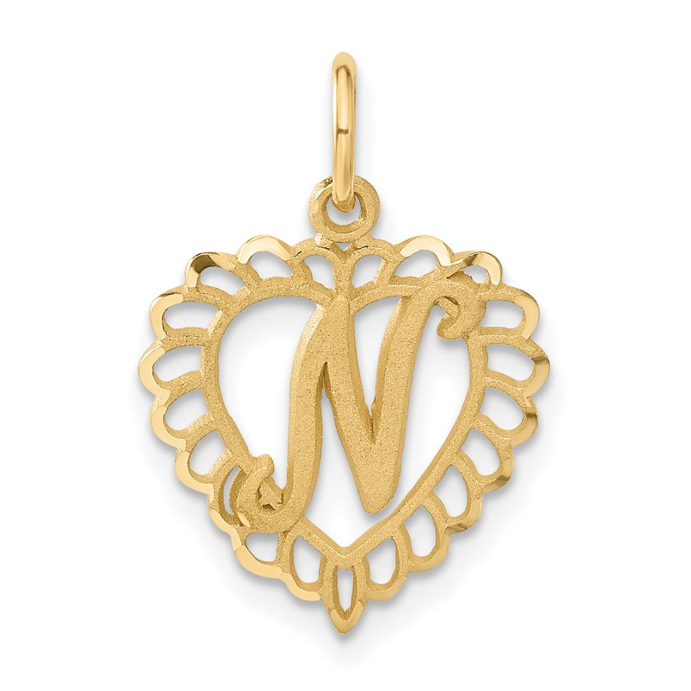Solid;Casted;Satin;14k Yellow gold