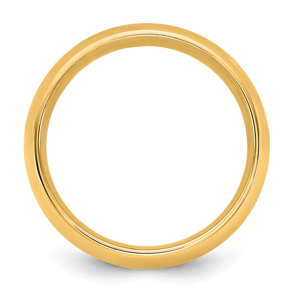 14KY 1mm Standard Comfort Fit Band Size 7