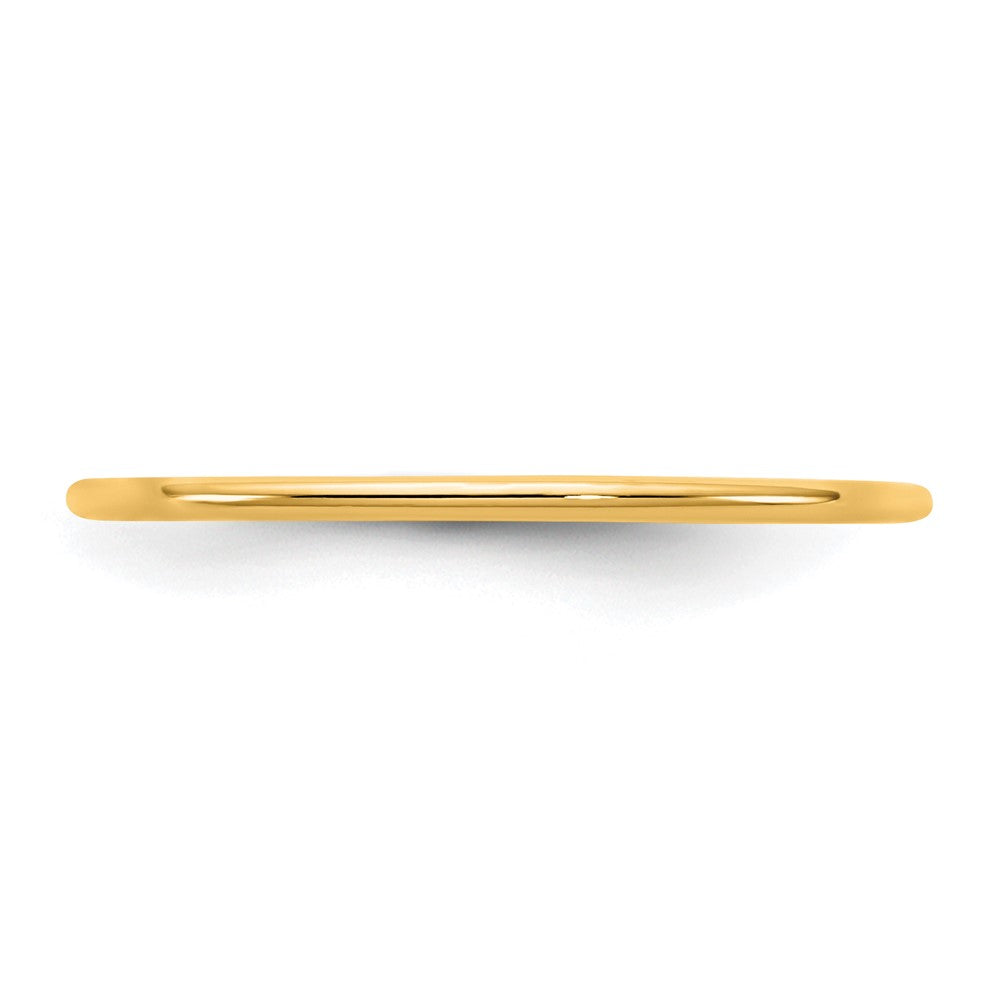 14KY 1mm Standard Comfort Fit Band Size 10
