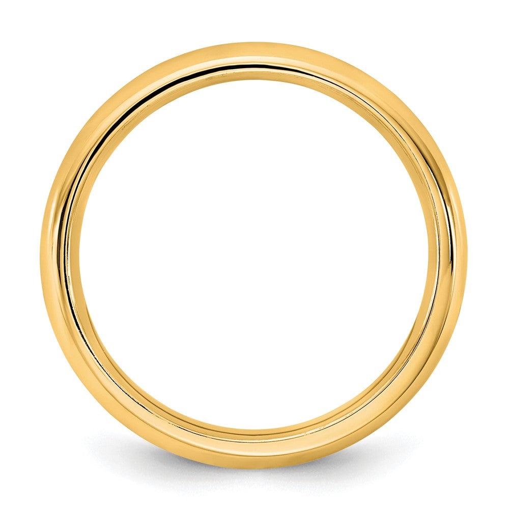 14KY 3.5mm Standard Comfort Fit Band Size 7