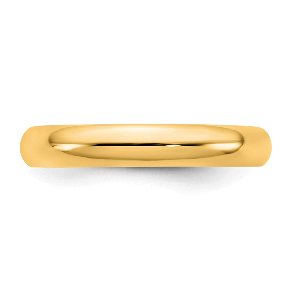 14KY 3.5mm Standard Comfort Fit Band Size 7