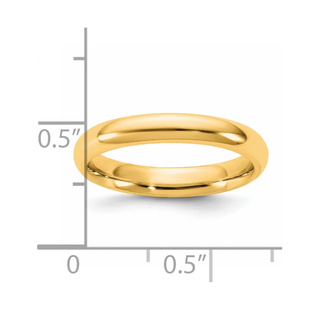 14KY 3.5mm Standard Comfort Fit Band Size 6