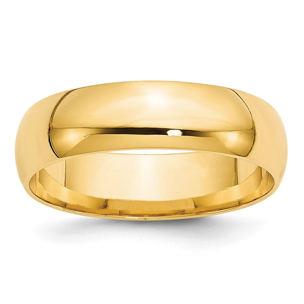 Solid;Polished;14k Yellow gold;Engravable;Comfort fit;Lightweight;Machined