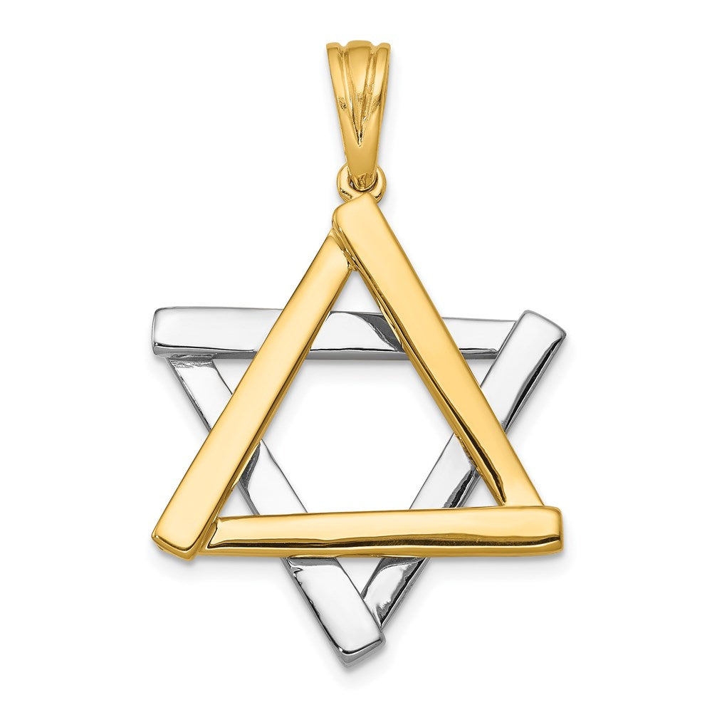 Solid;Casted;Polished;14K Two-tone