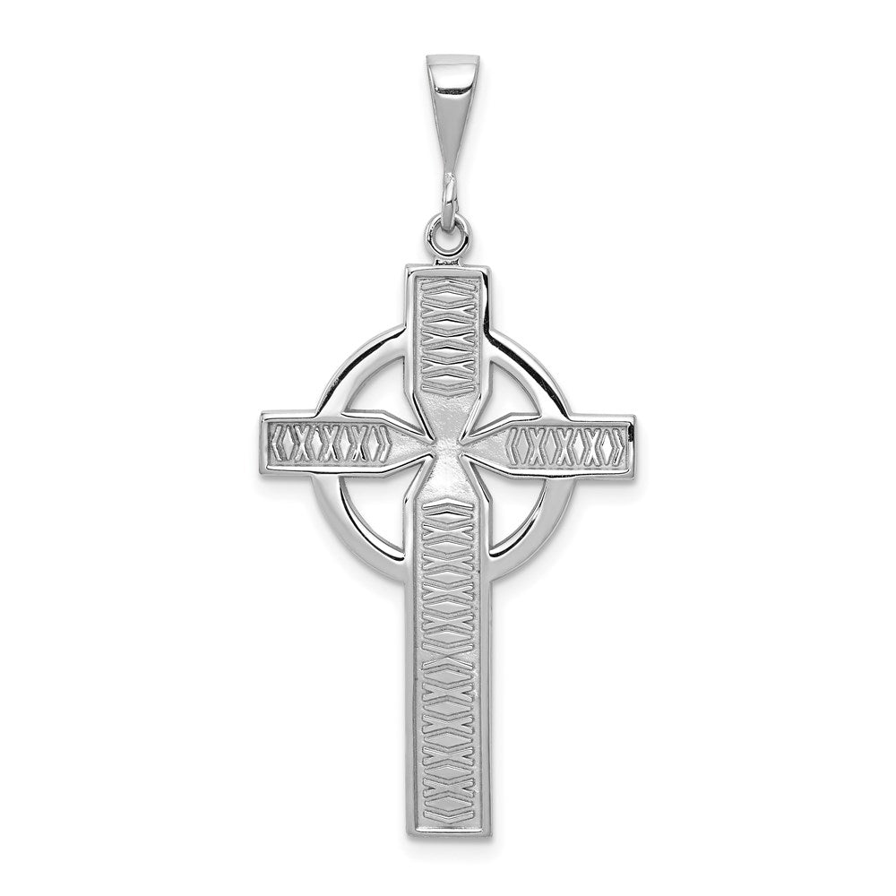 Solid;Casted;Polished;14K White gold