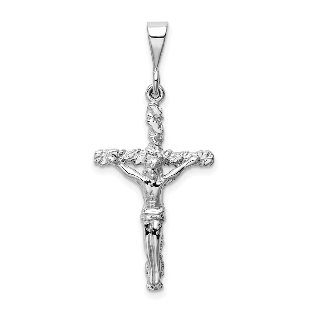 Casted;Polished;14K White gold