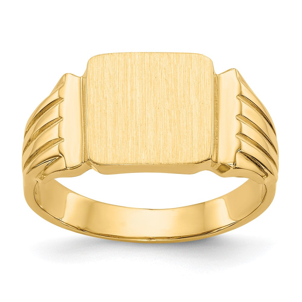 14k Yellow gold;Open back;Engravable;Avail. in 10k yellow gold;Avail. in 18k yellow gold;Avail. in 14k white gold;Avail. in 18k white gold