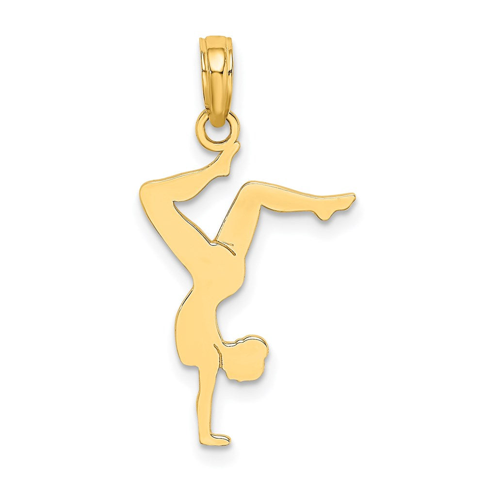 Solid;14k Yellow gold;Textured back