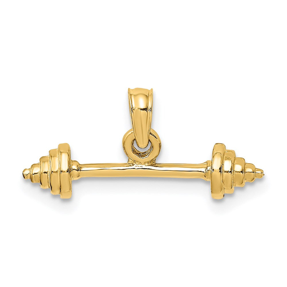 Solid;Casted;Polished;3-D;14k Yellow gold