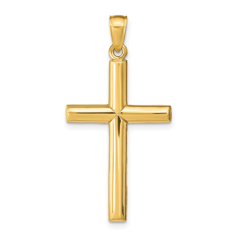 Solid;Casted;Polished;14k Yellow gold;Open back