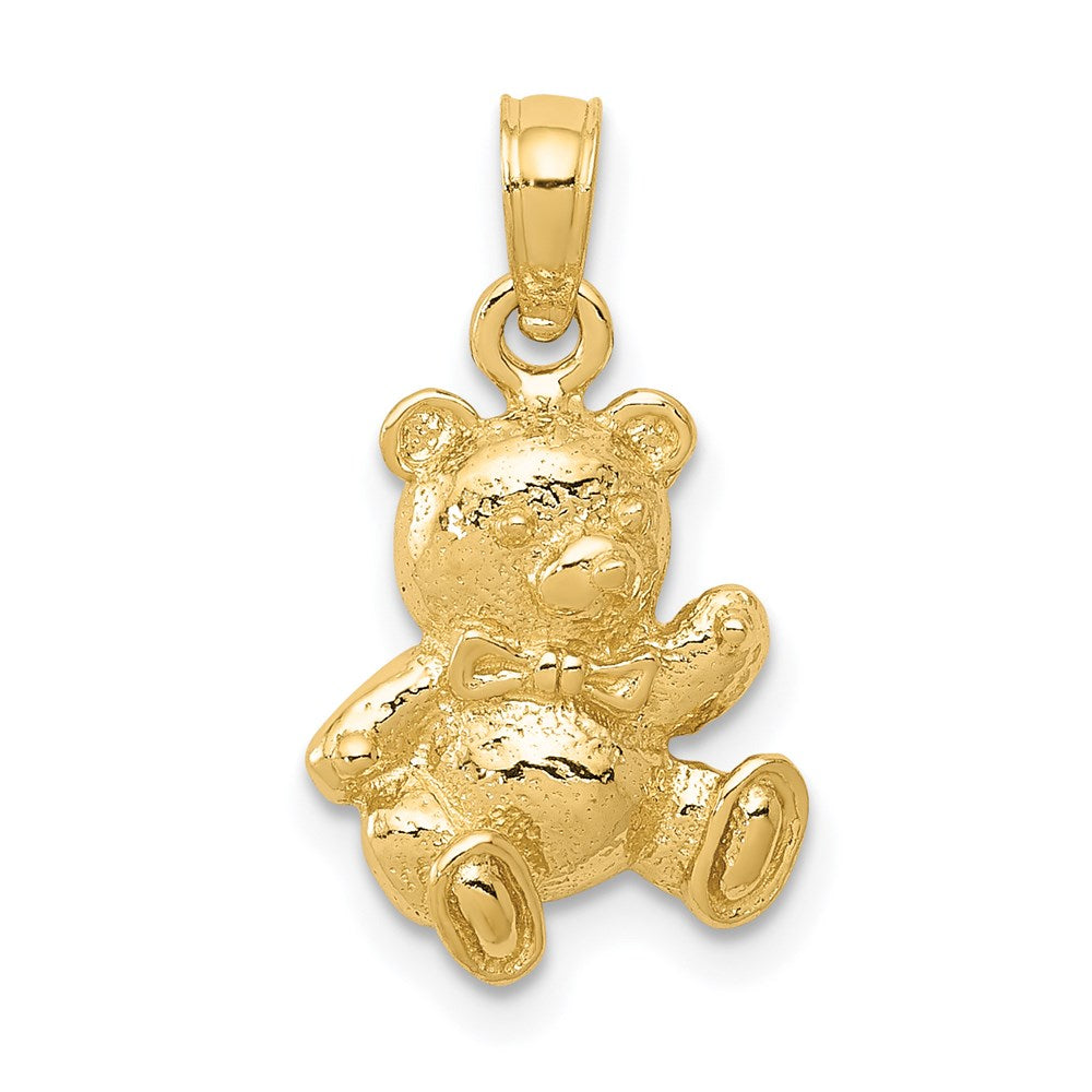 Solid;Casted;Polished;14k Yellow gold;Open back