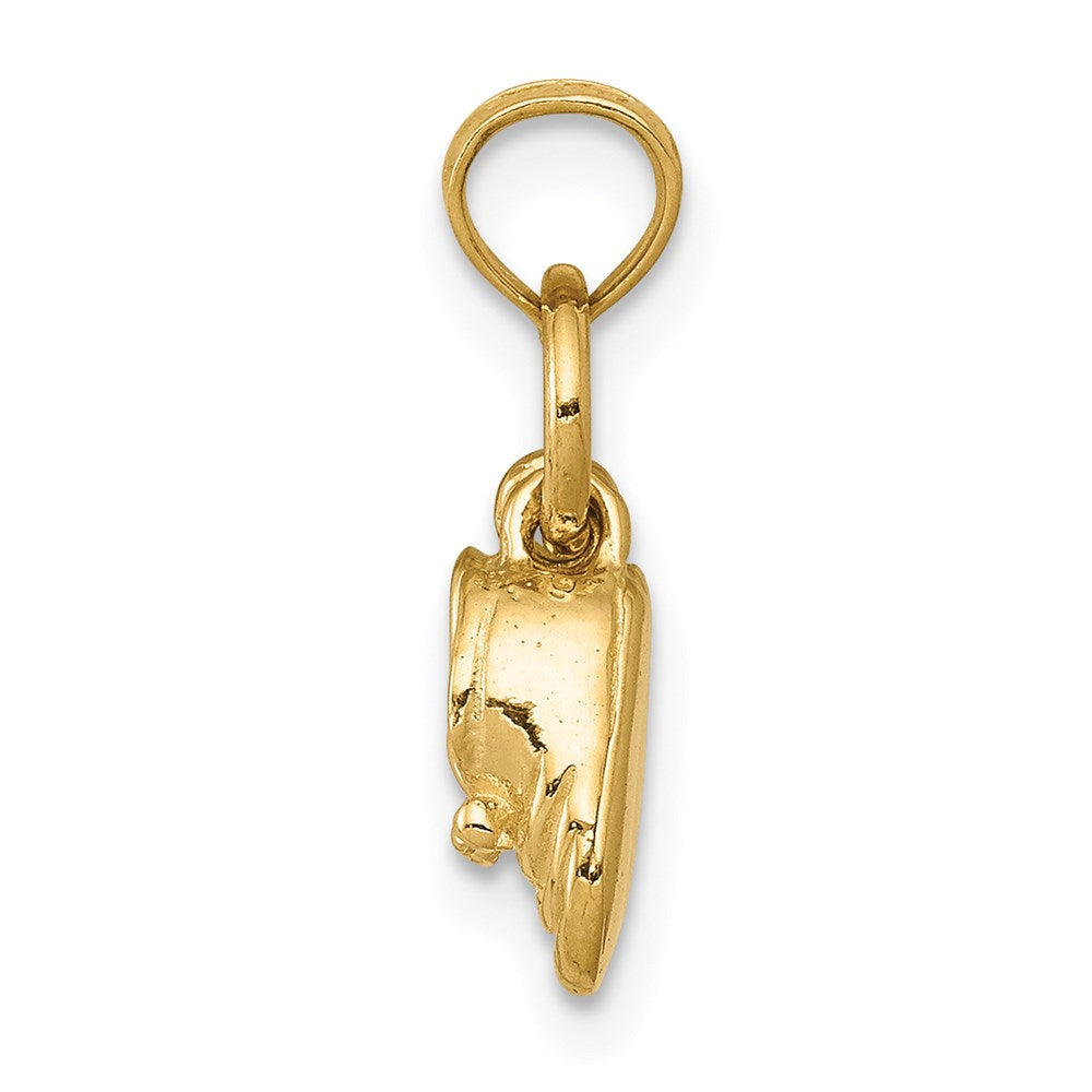 14k 3-D Moveable Baby Shoes Charm